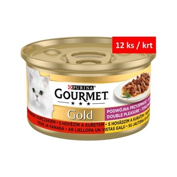 GOURMET GOLD Duo 85g hovězí...