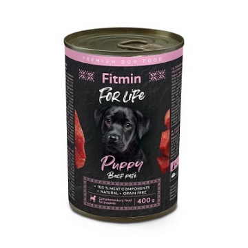 FFL dog tin puppy beef 400g