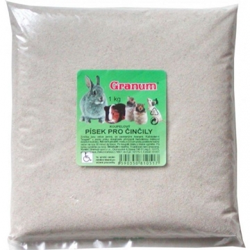 PÍSEK ČINČILA 1KG GRANUM